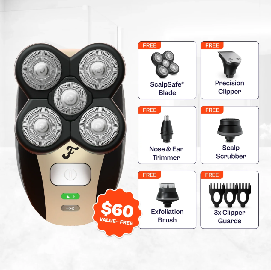 FlexSeries® full body shave : Head, face and all Body parts