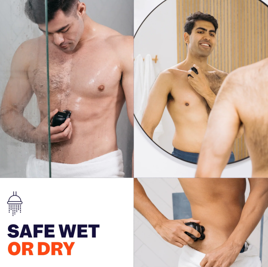 FlexSeries® full body shave : Head, face and all Body parts